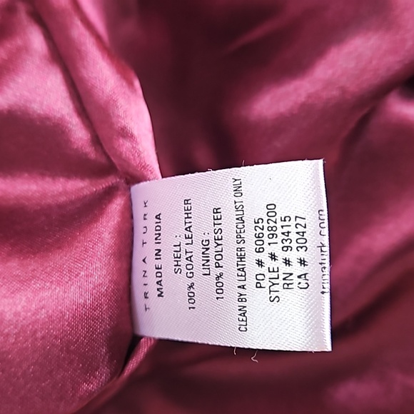 Trina Turk leather skirt - Picture 5 of 5